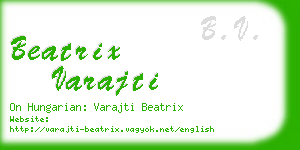 beatrix varajti business card